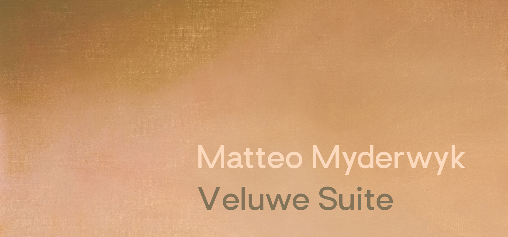Matteo Mijderwijk - album Veluwe Suite